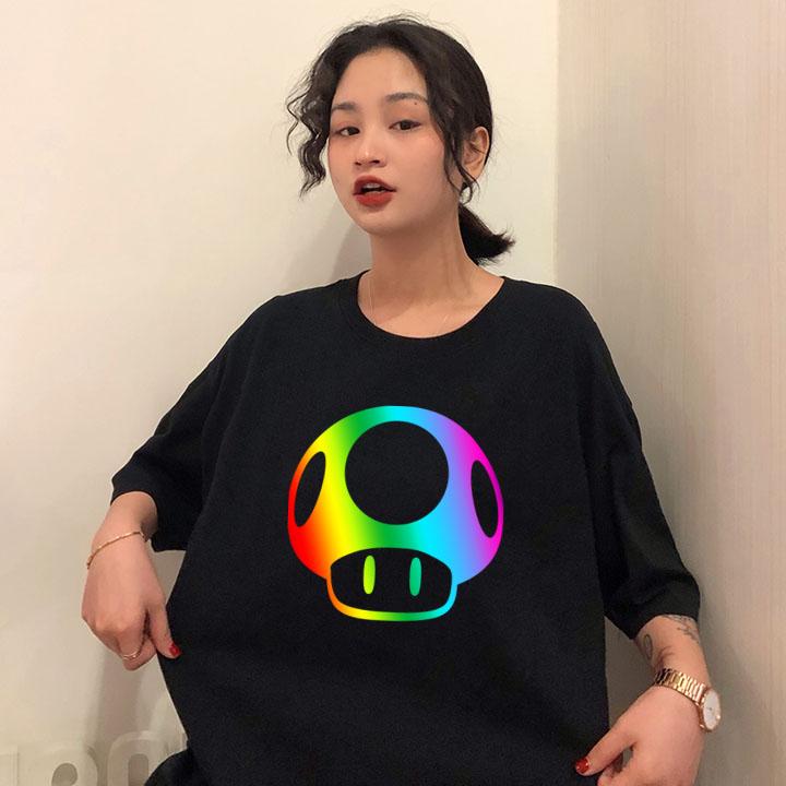 [HCM]ÁO THUN PHẢN QUANG 7 MÀU TAY LỠ NẤM NAM NỮ