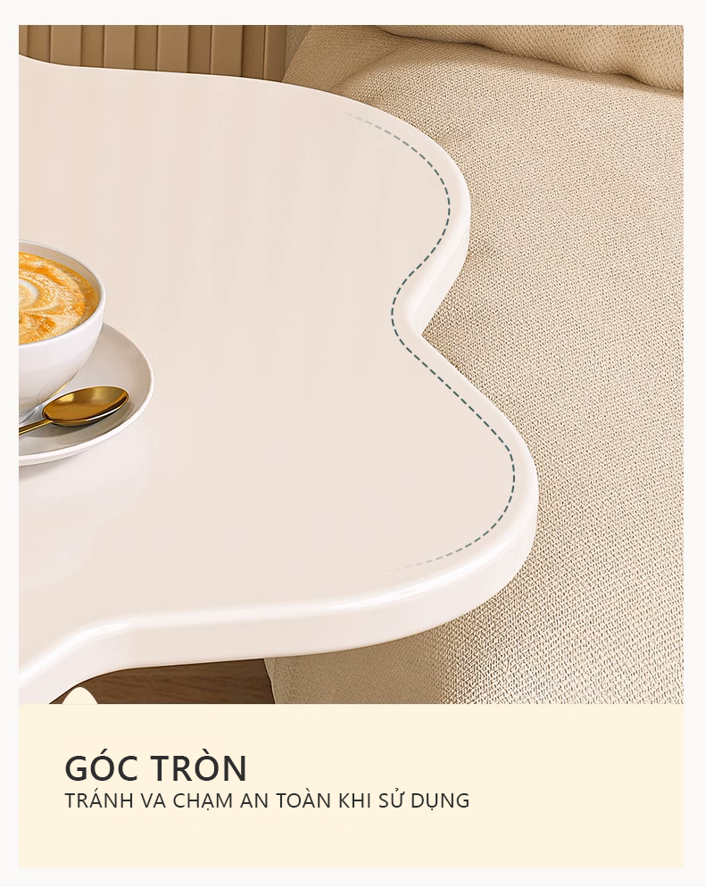 Bàn trà Decor, Bàn cà phê chân sắt hình bông hoa - GM111