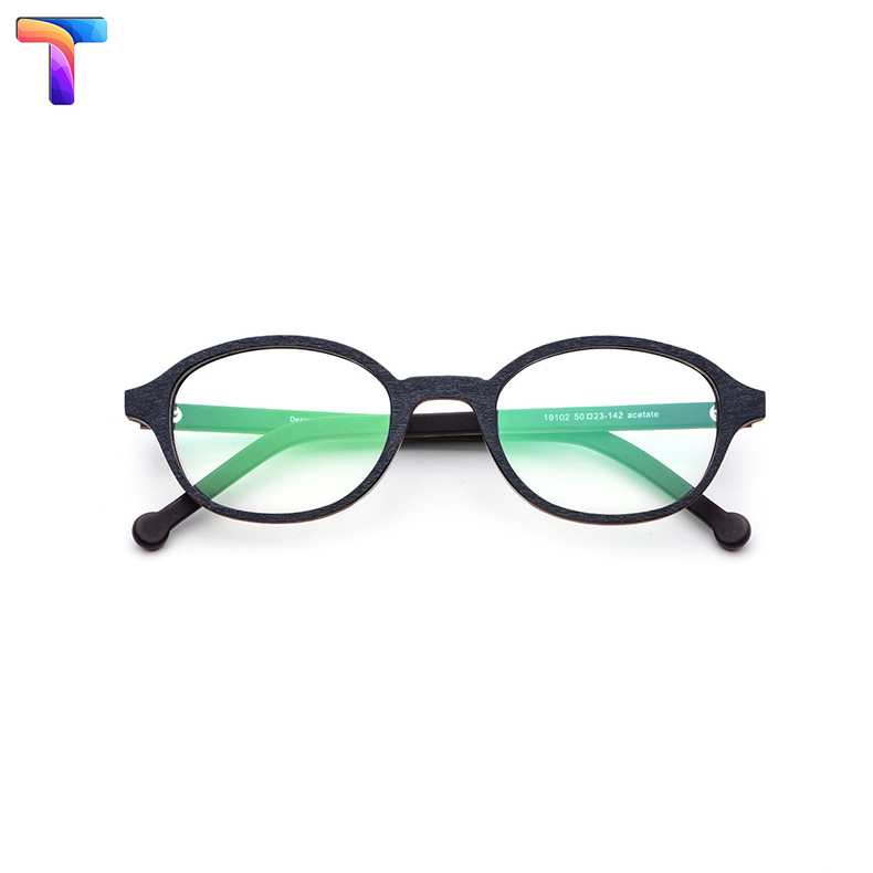 [ Sale xả lỗ ]Kính vân gỗ Acetate 19102
