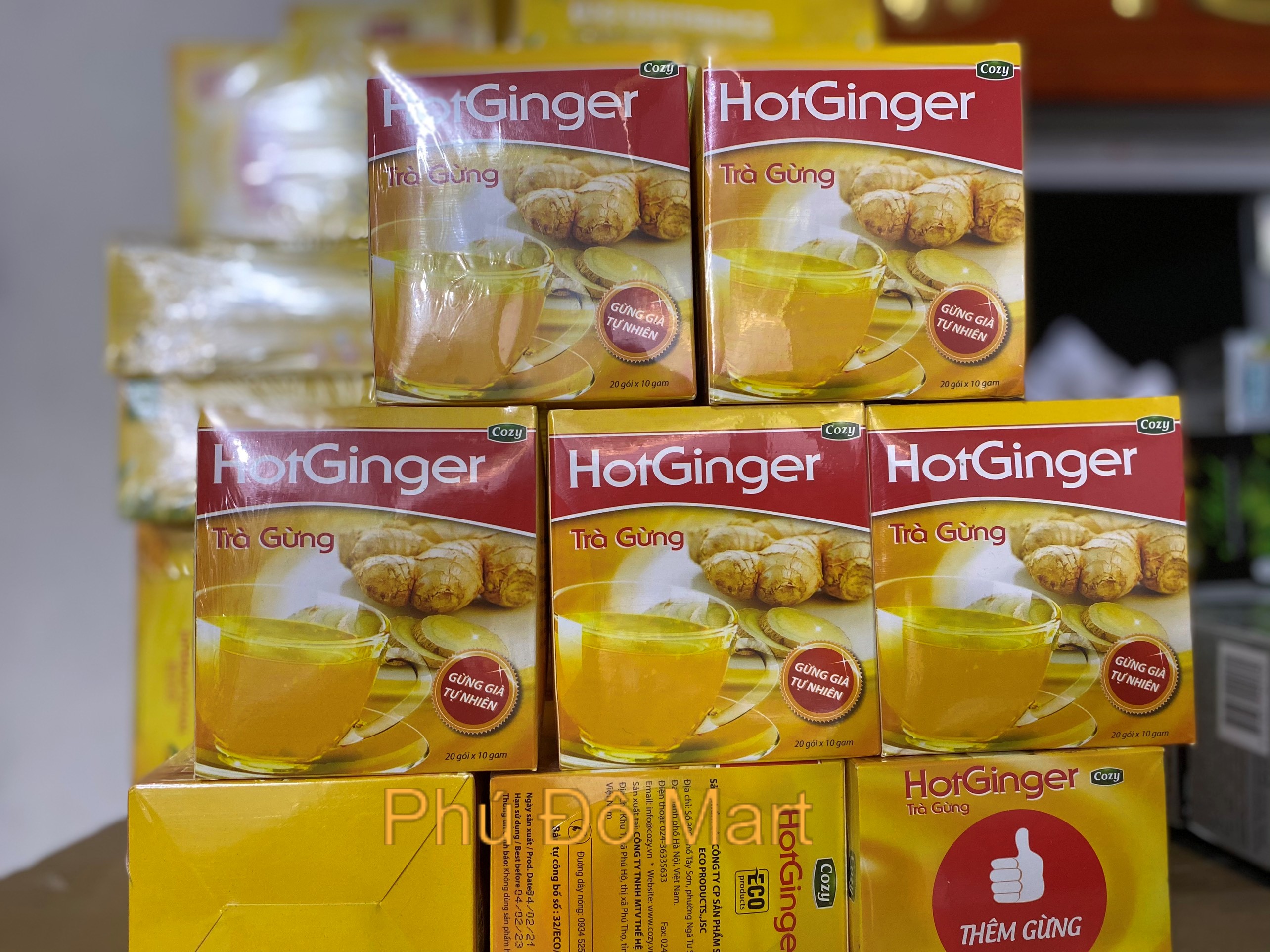 Trà Gừng Hòa Tan HotGinger Cozy