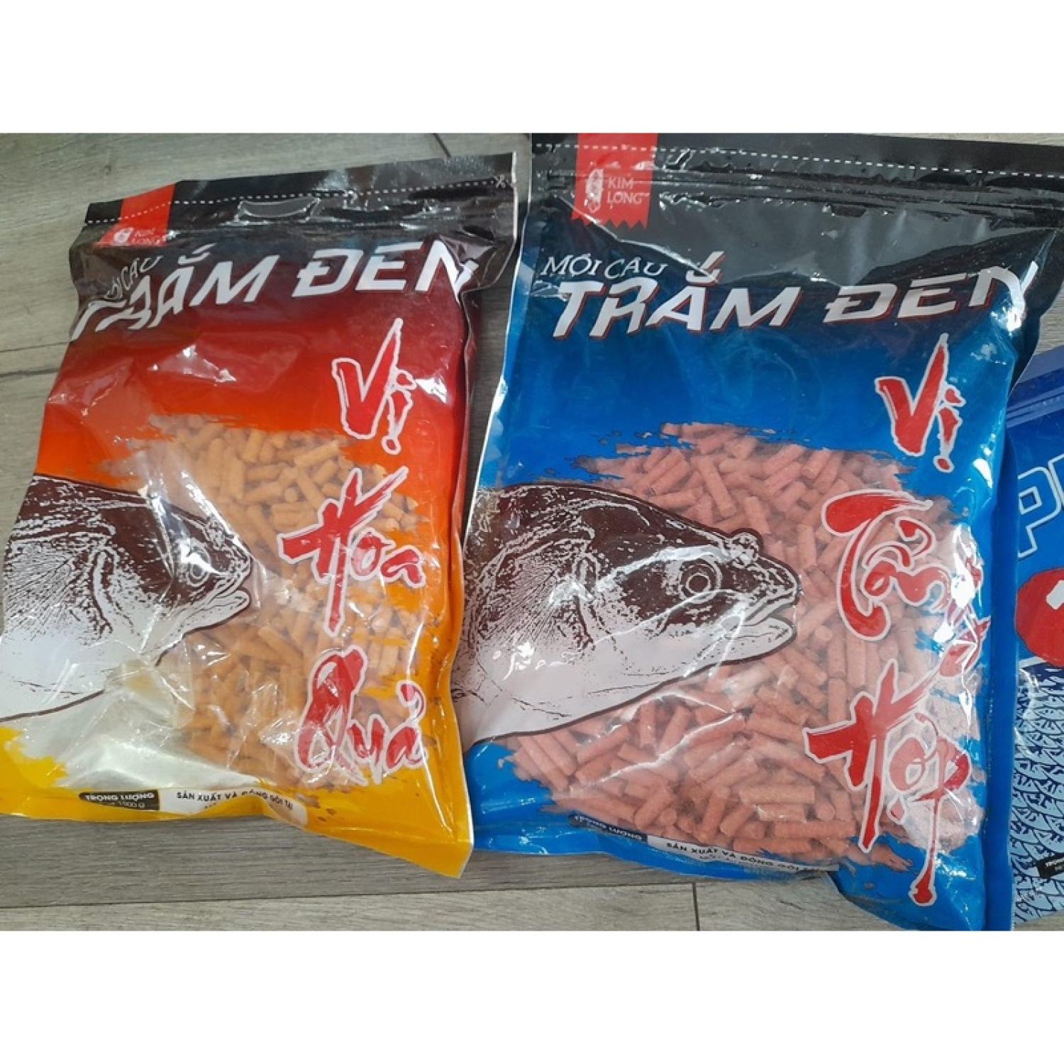Mồi câu cá , hạt xả trắm đen Kim Long vị kem