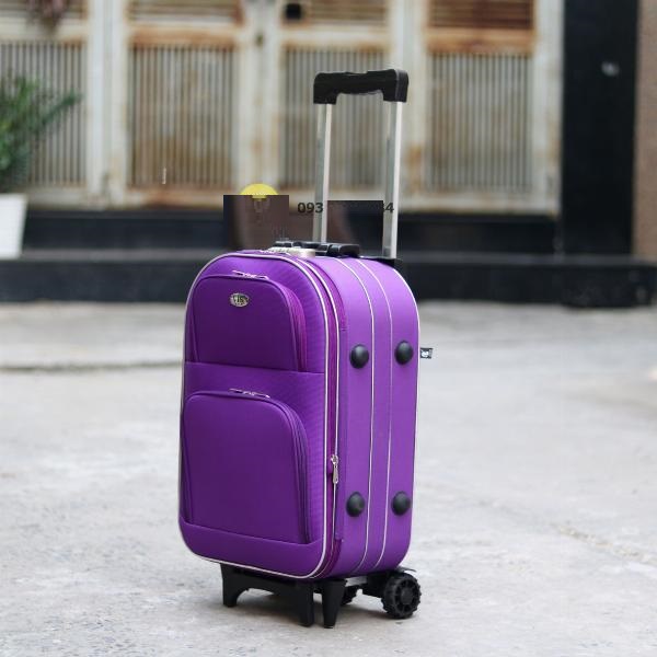 Vali Kéo Du Lịch BI&TI Màu Tím Có Nắp - 26 Inch