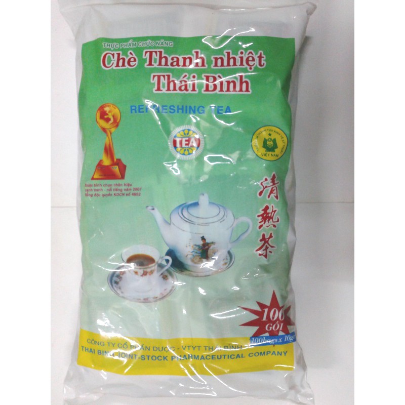 (bịch 100 gói ) Trà / chè thanh nhiệt thái bình