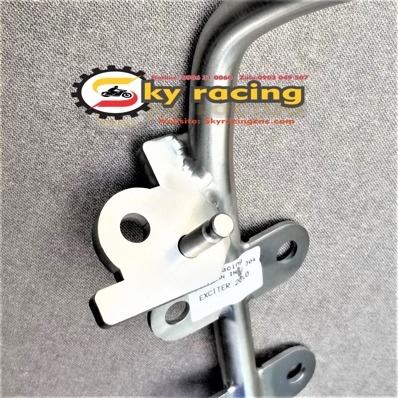 Gác chân chuẩn inox 304 gắn cho Ext2010 Ext150