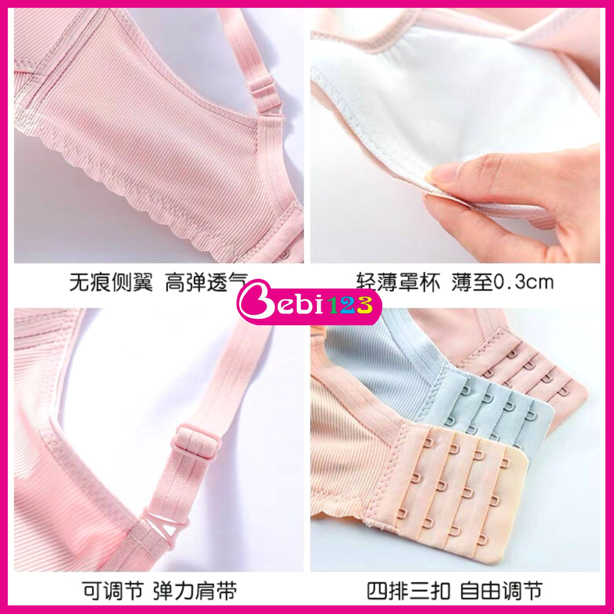 Áo Ngực Lót Cho Con Bú Kẻ Sọc [Mẫu Mới]