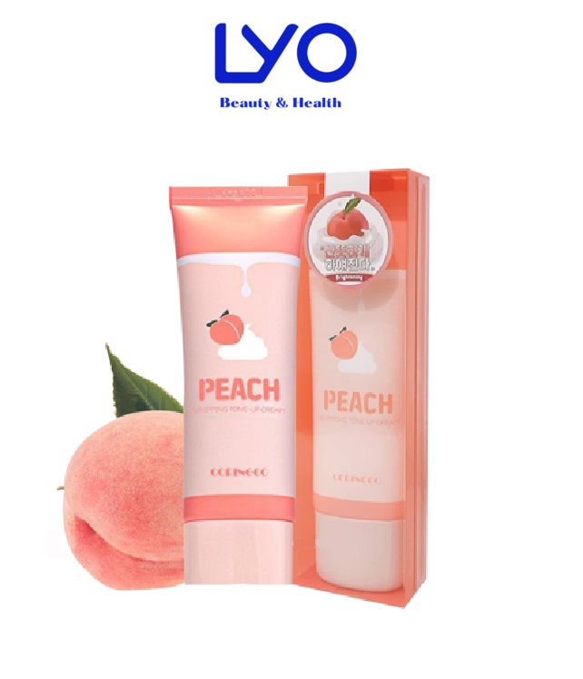 Kem đào Dưỡng Trắng Nâng Tông Da Coringco peach Whipping Tone Up Cream 50ml