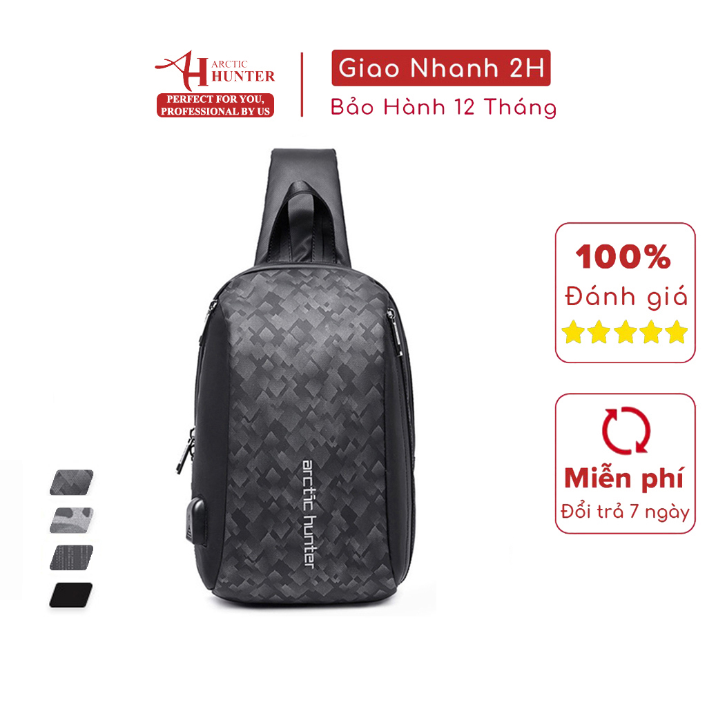 Túi du lịch đeo chéo Arctic Hunter XB00081 chất liệu Oxford chống thấm
