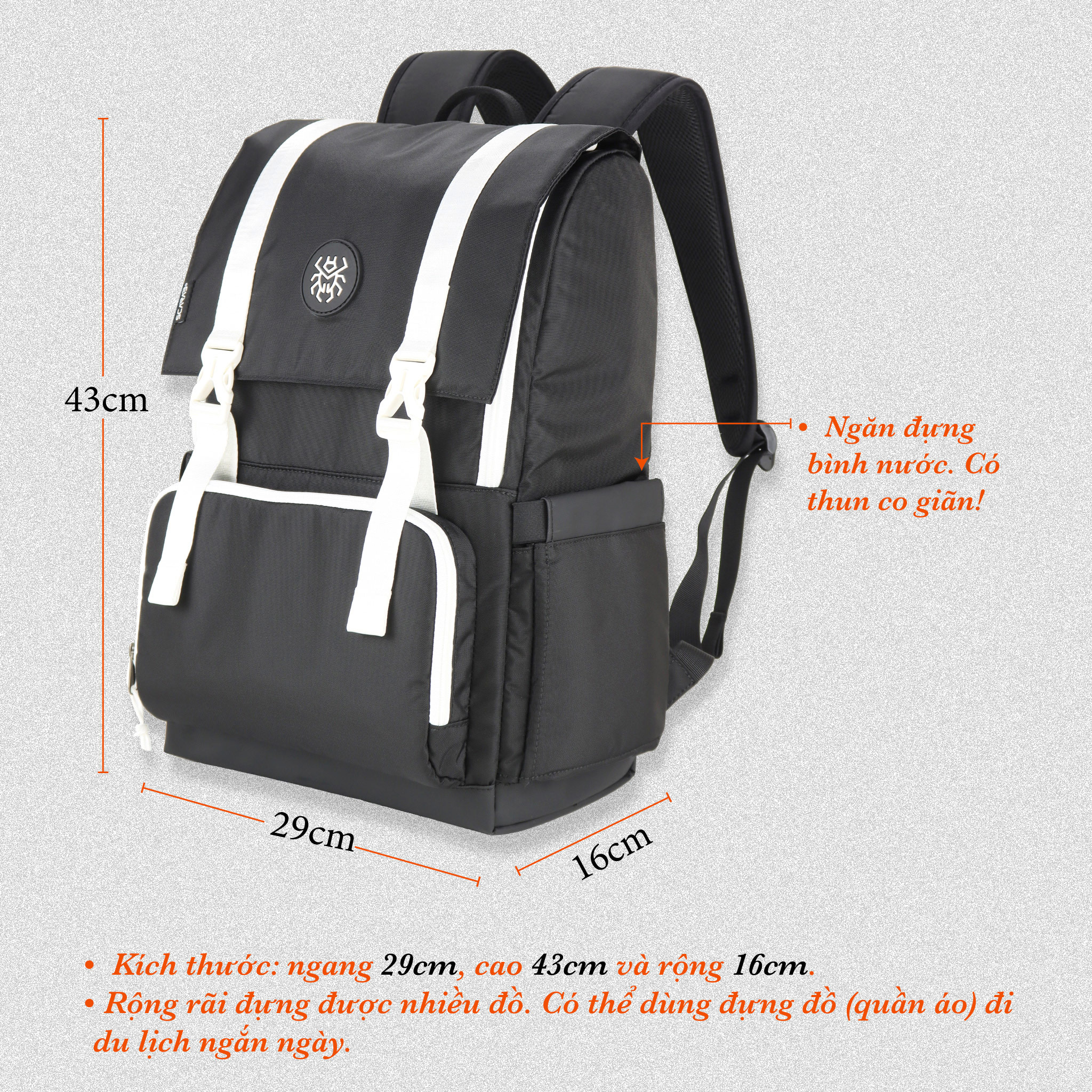 Balo Thời Trang SCARAB - MIGHTY™ Backpack Unisex