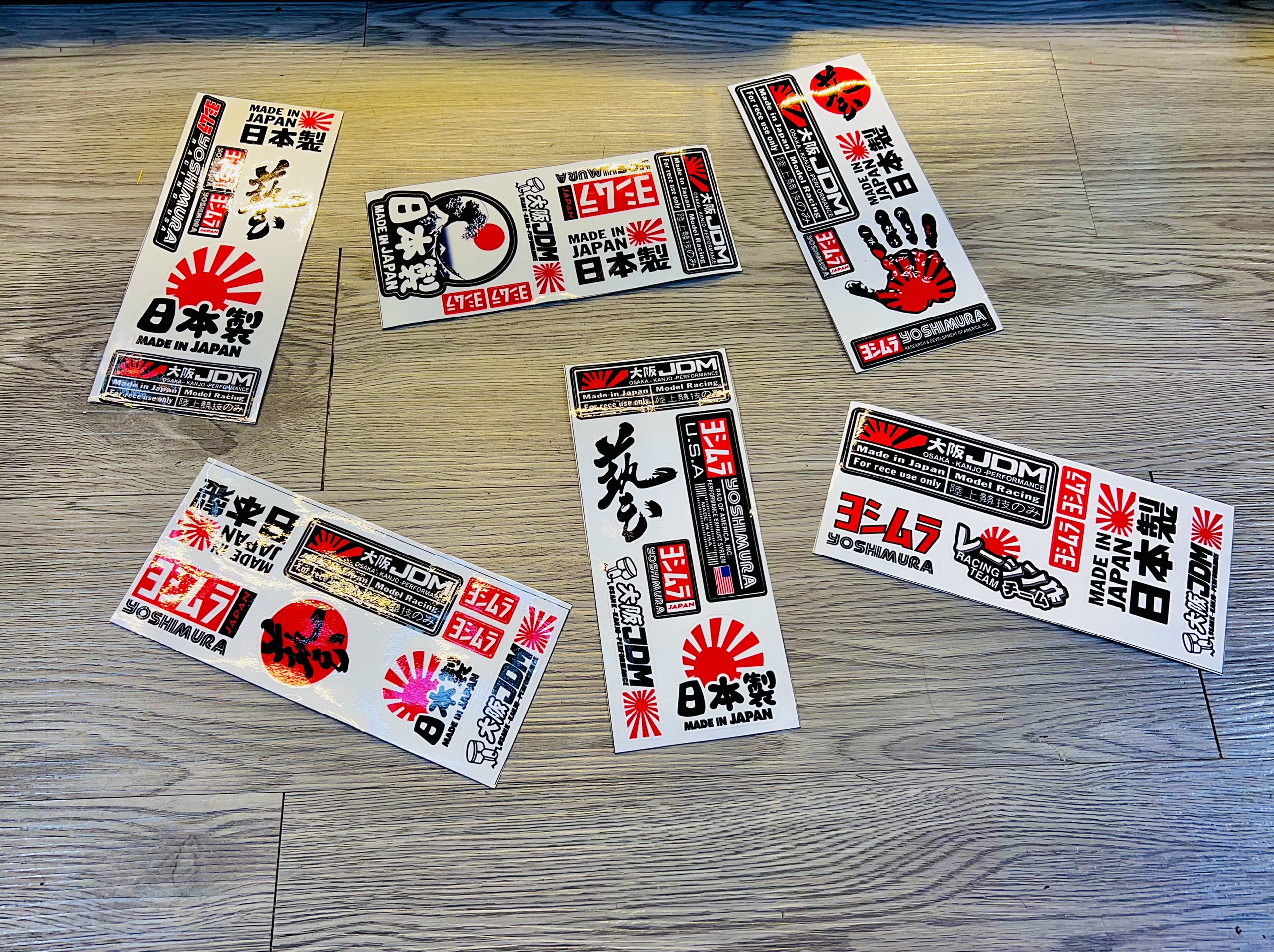 Combo Tem stick JDM/Nhật Bản | YOSHIMURA - Decal MADE IN JAPAN