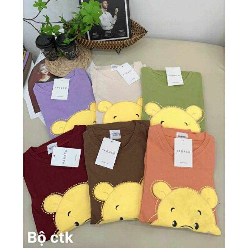 Set Bộ Đùi Chất Cotton Su - Gấu Poool