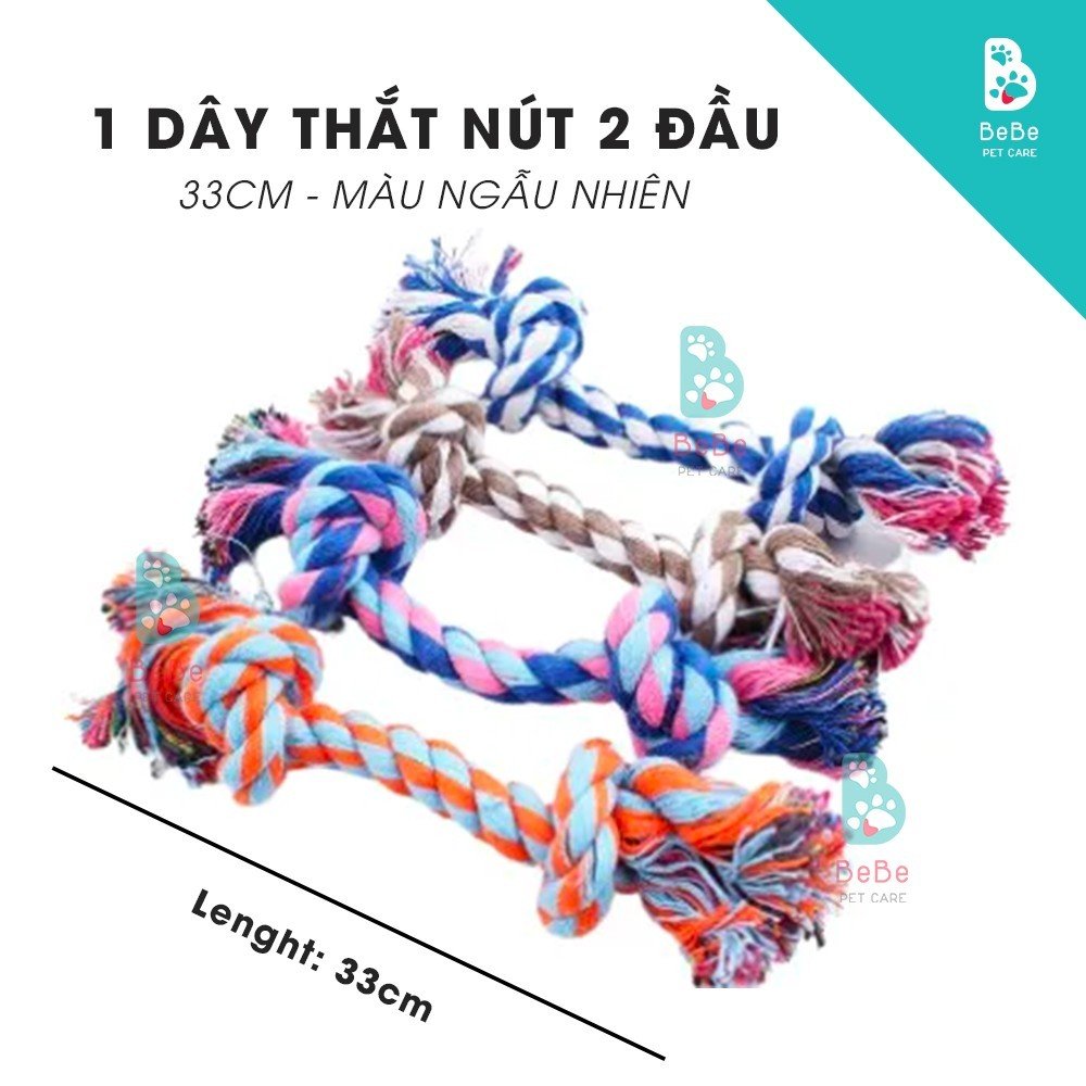 Đồ chơi dây gặm huấn luyện - làm sạch răng - hạn chế cắn phá cho chó
