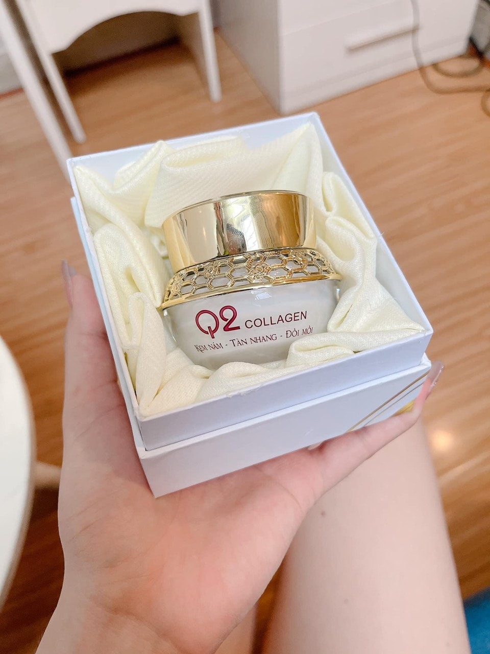 Kem Q2 Nám Collagen Trắng Da 2021