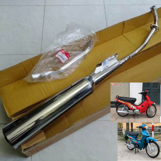 Pô Wave Alpha Wave ZX - Ống Xả Lắp Wave nhỏ Đời đời đầu Hàng Chính