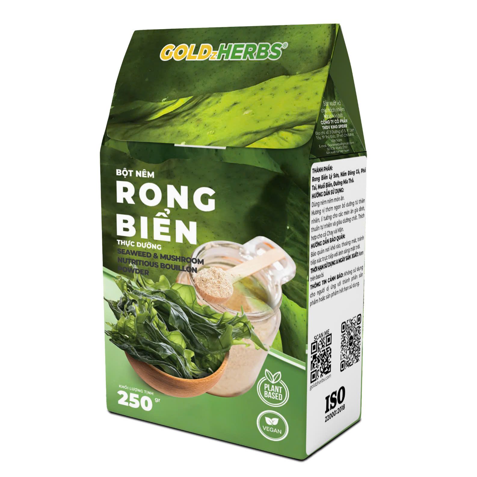 Bột Nêm Rong Biển Thực Dưỡng GoldzHerbs