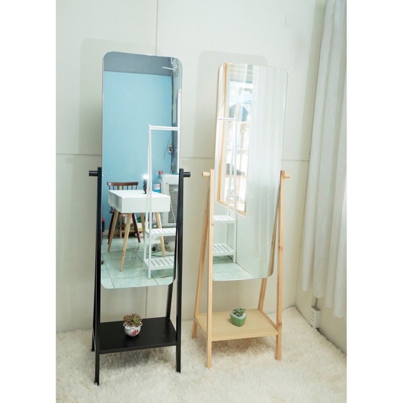 GƯƠNG SOI TOÀN THÂN LIỀN KỆ TRÀN VIỀN - BORDERLESS A MIRROR SHELF