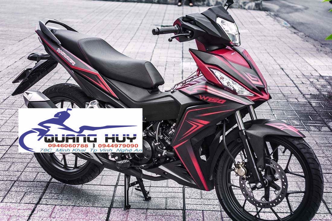 Tem trùm winner 150 đỏ đen,team decal winner 150