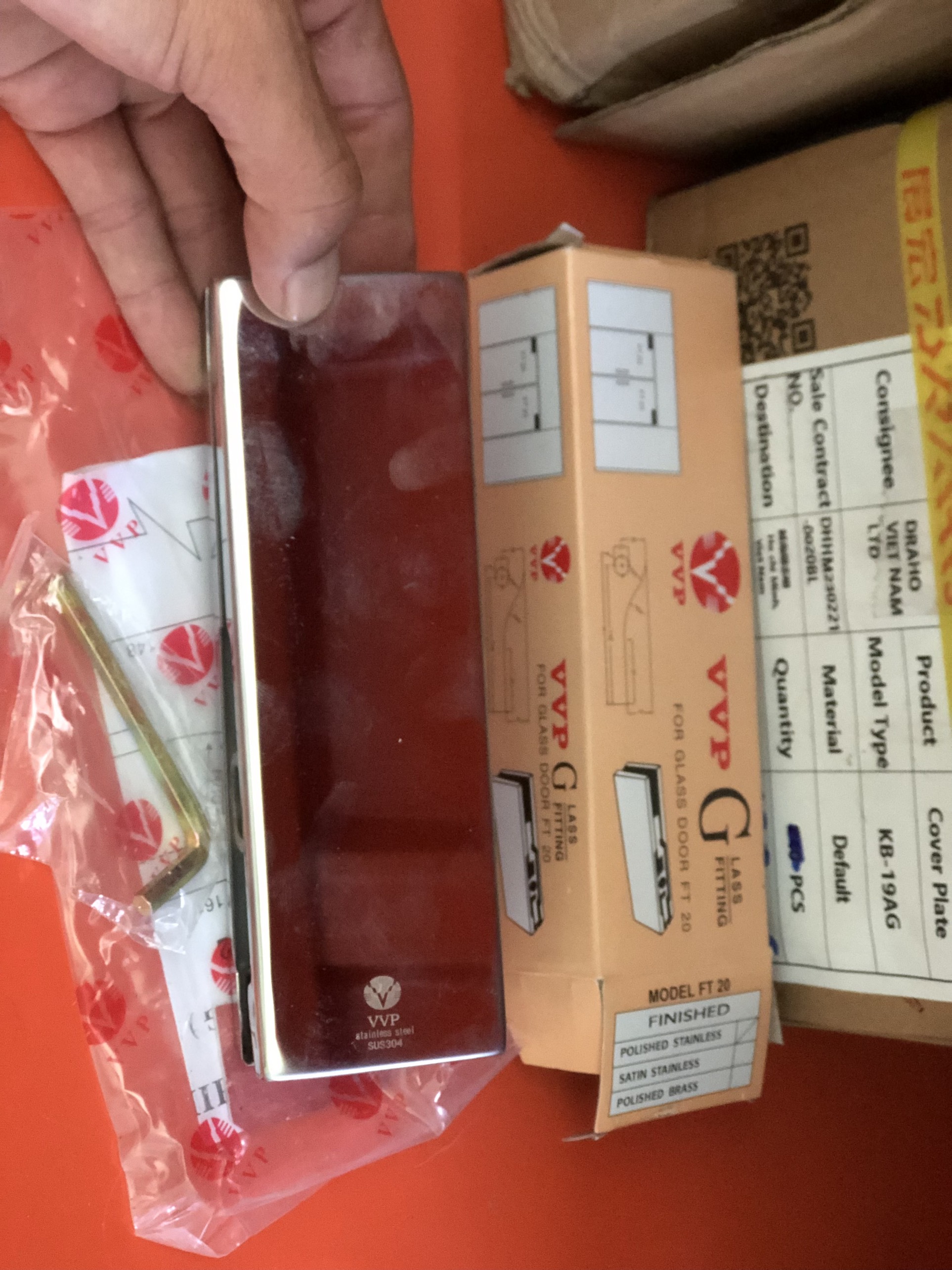 KẸP KÍNH FT10,FT20,FT30,FT40,FT50 HÃNG VVP
