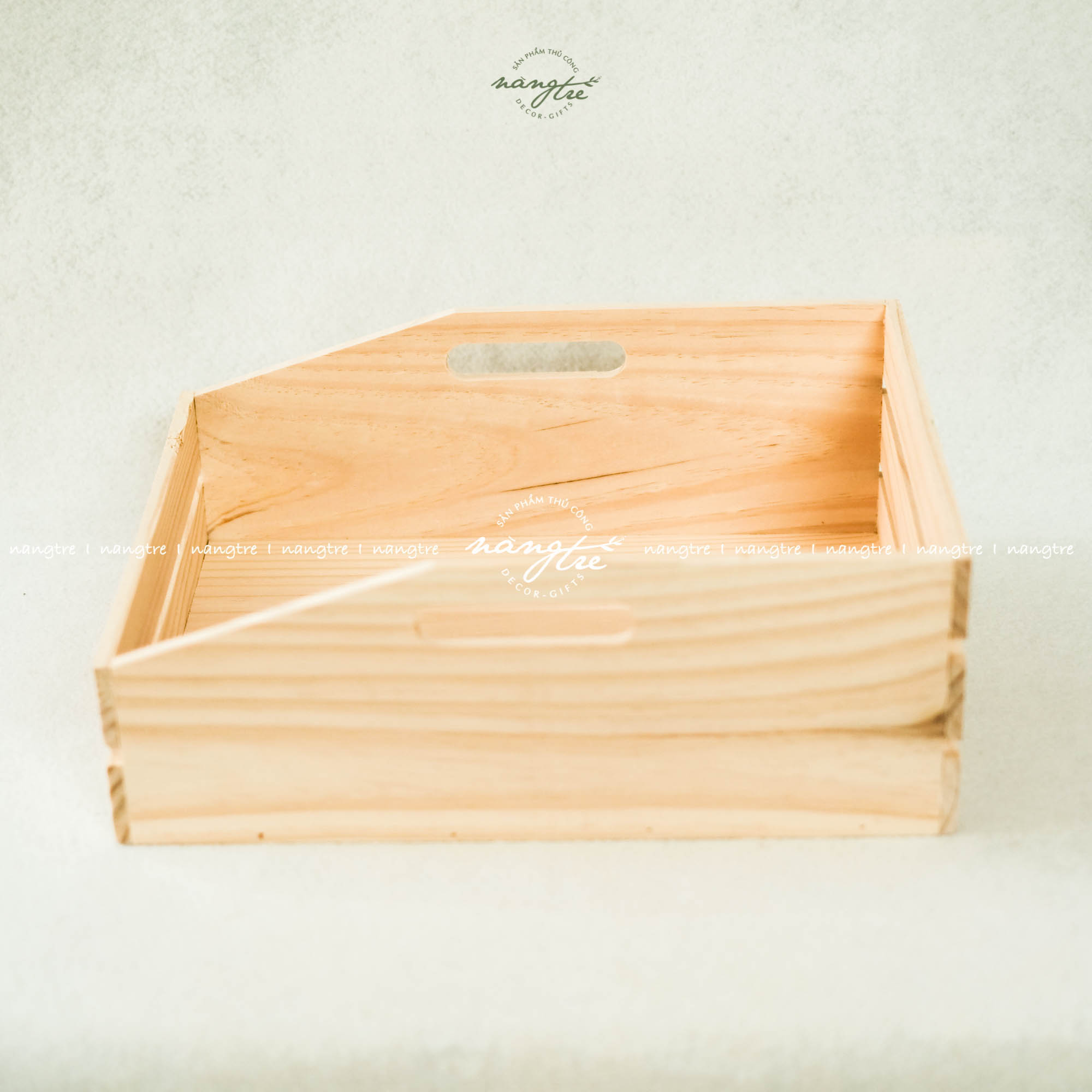 Khay gỗ pallet đựng trái cây