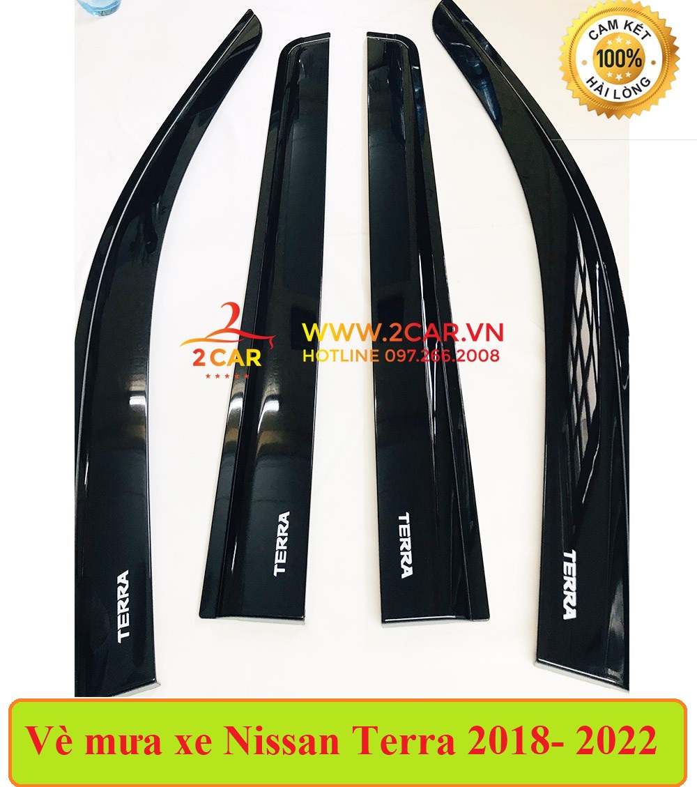 Vè che mưa xe nissan terra 2018- 2019 2020 2021 2022 nhựa đen thái lan dày