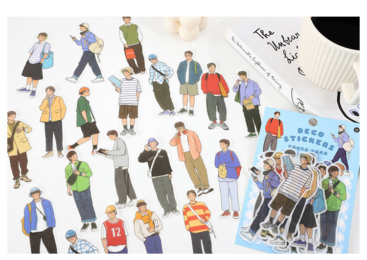 Gói 40 Deco sticker dễ thương (Hàng có sẵn)
