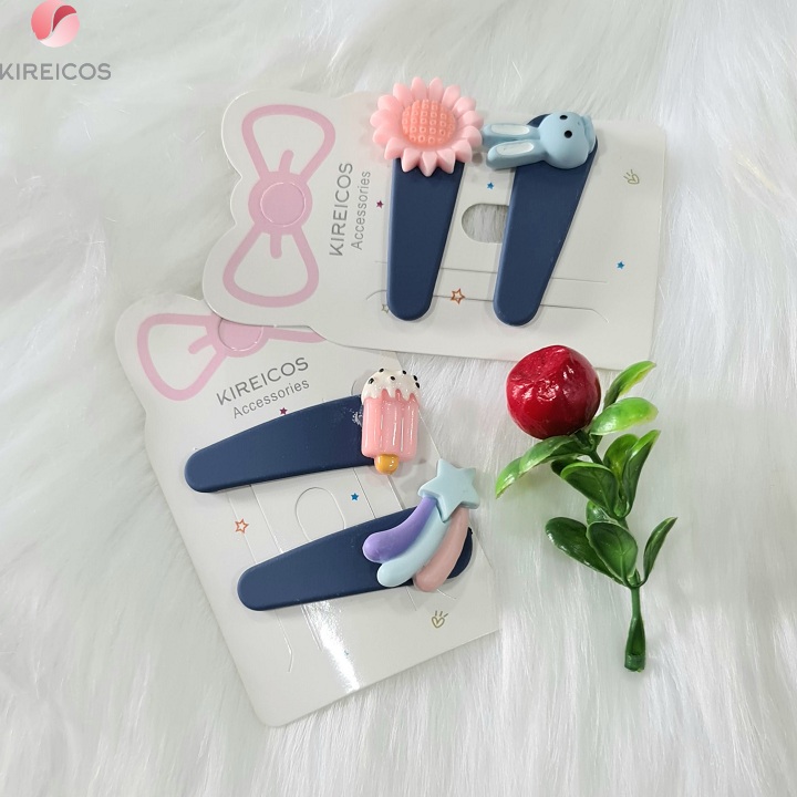 [HCM]Set 2 Kẹp Mái Nhựa Nhám Cho Bé