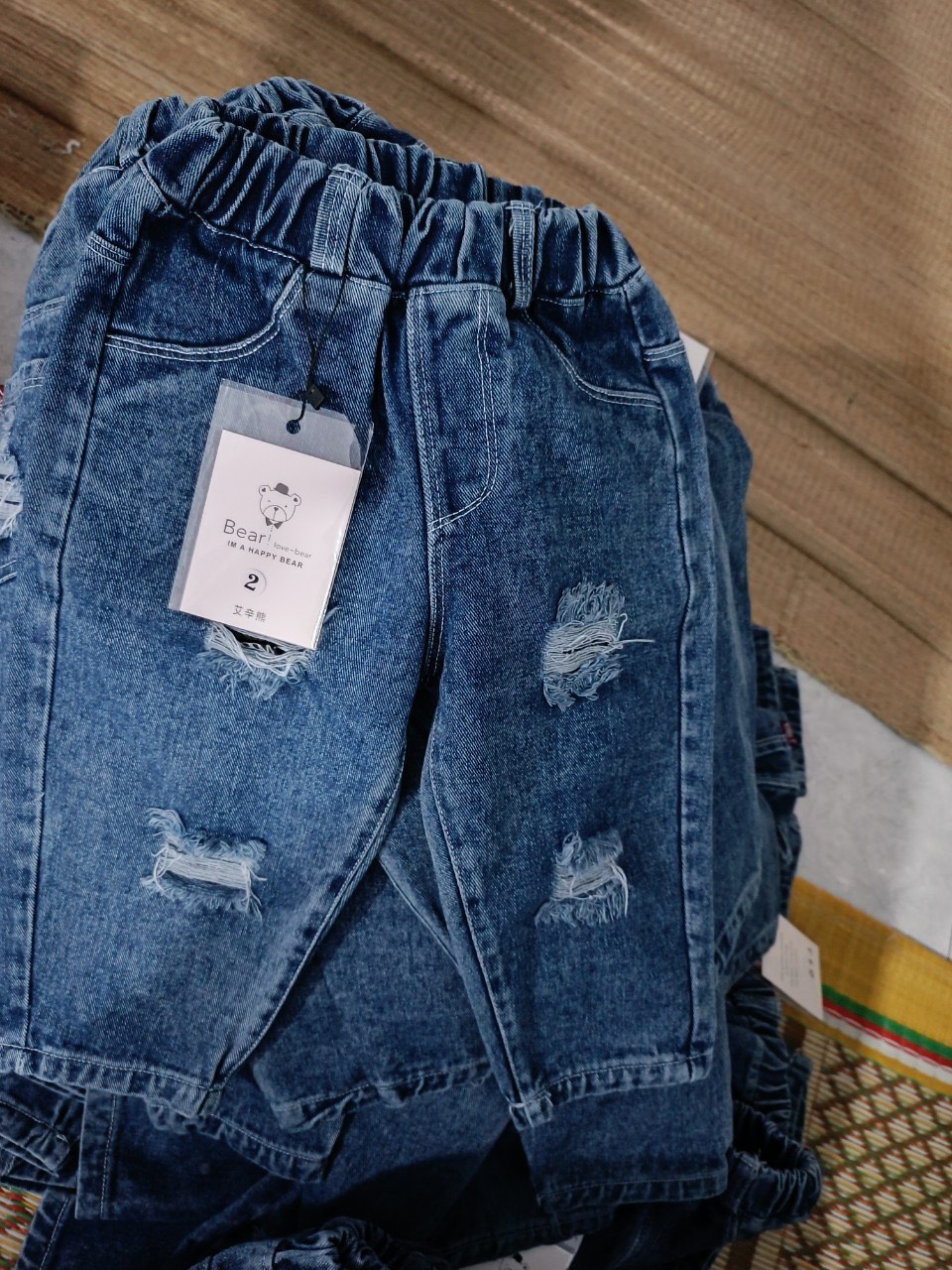 quần jean bé trai baggy bé gái