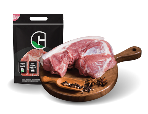Thịt Vai heo Túi 1kg [Giao nội thành HCM]