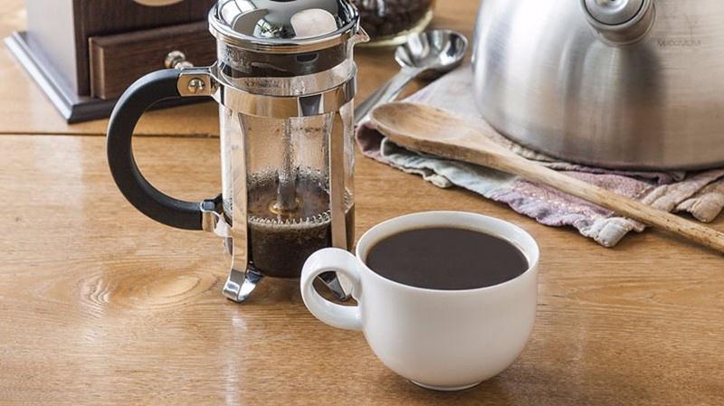 Bình Pha Cafe Kiểu Pháp 350ml (Bạc) - Bình pha cà phê  French press ép cà phê