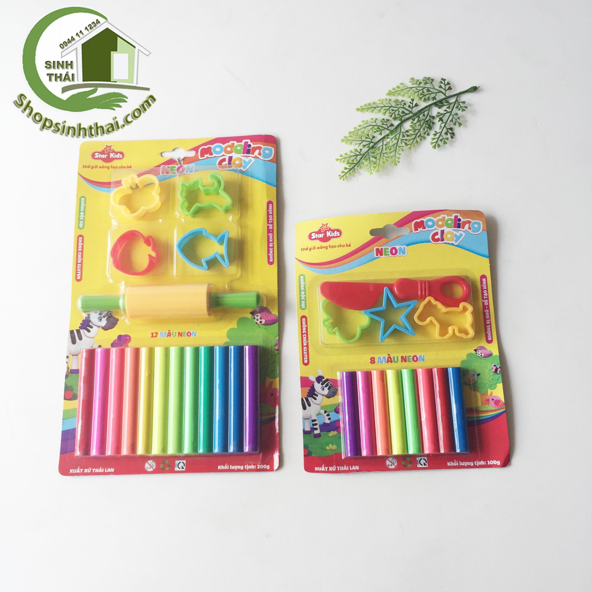 Vỉ đất sét nặn Thái Lan - chọn vỉ