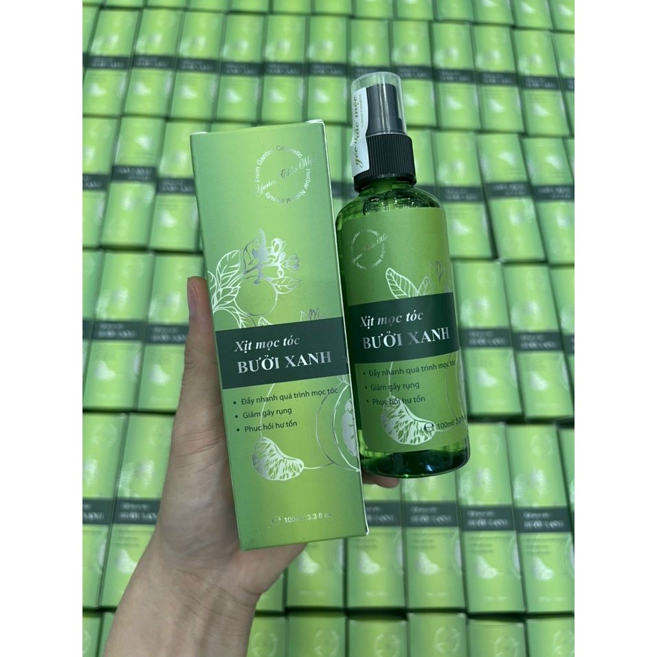 Xịt Mọc Tóc Bưởi Xanh 100ml Dưỡng Tóc Mềm Mượt
