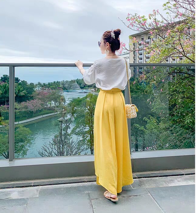 Tp01 split sleeve + baggy pants set