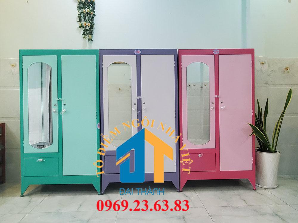 1m6 Purple Iron Wardrobe