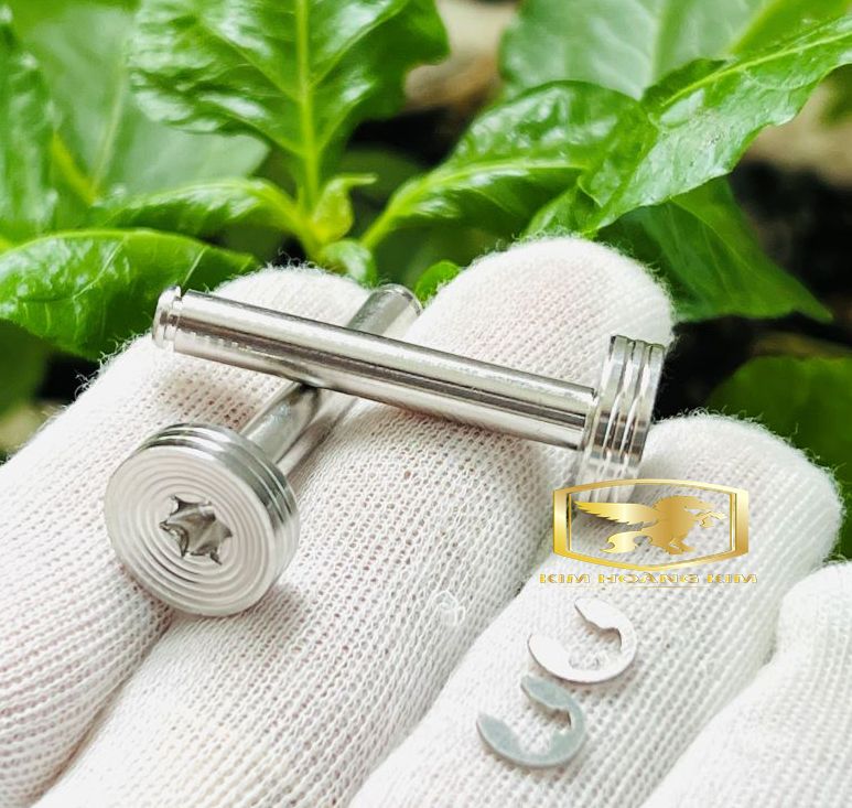 Cặp Chốt gác chân Salaya THÁI TH gắn xe máy Honda 6ly đúng Inox 304 CNC