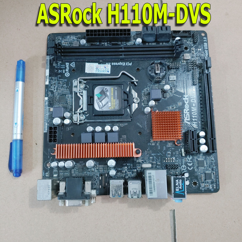 Bảng giá Main ASRock H110M-DVS Mini iTX (New 99% ko Fe) - BH 1 Tháng Phong Vũ