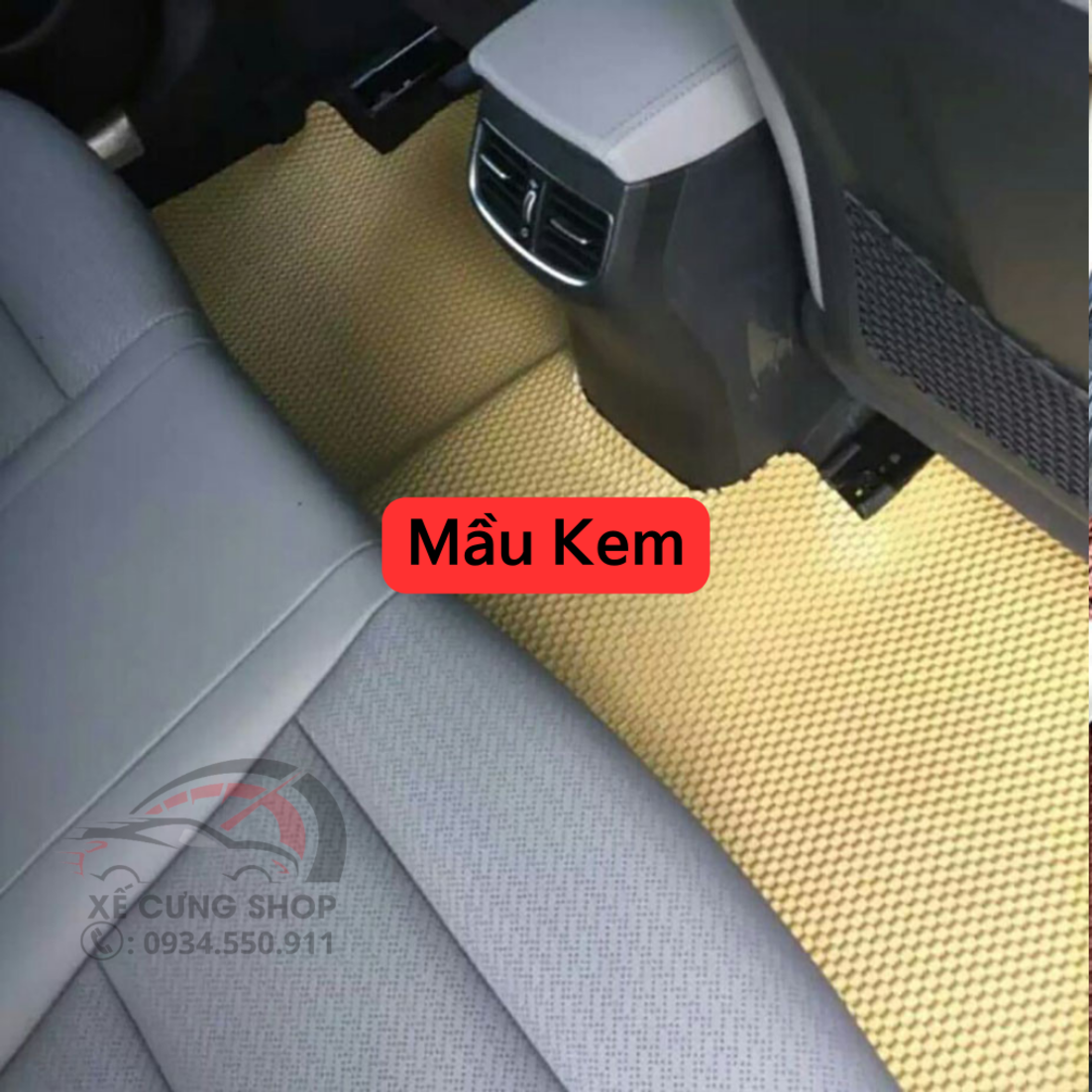 Thảm Lót Sàn Ô Tô Bằng Cao Su - Xe 4,5 Chỗ, Xe Bán Tải - Vân 3D Không Thấm Nước Dễ Dàng Vệ Sinh - Không Mùi