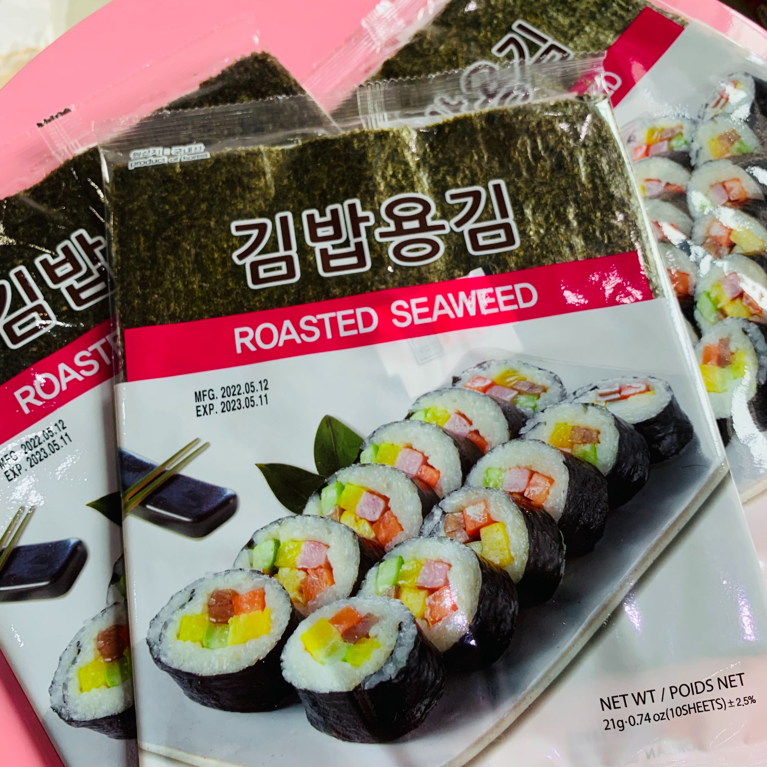 TẢO (rong biển ) CUỘN CƠM, Gimbap Hàn Quốc(10 LÁ )