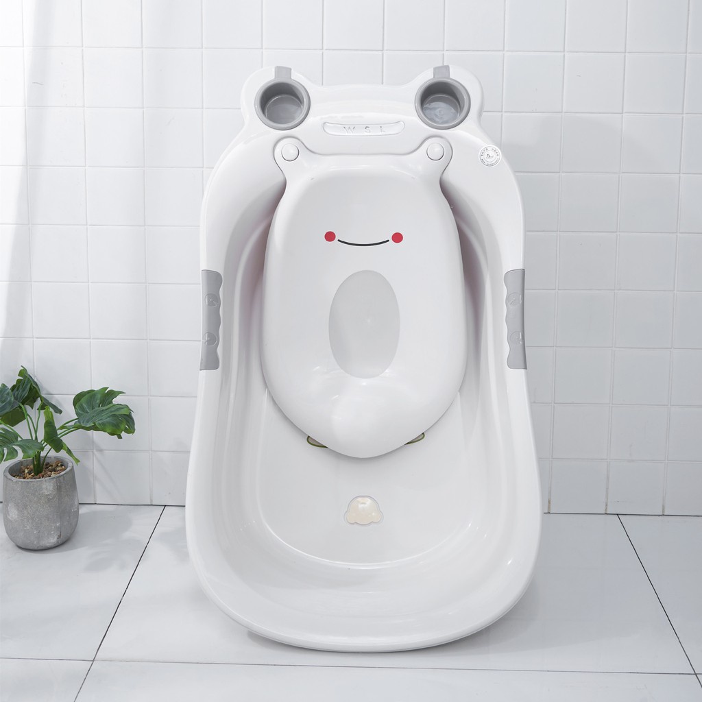 Chậu tắm ếch cho bé (có van thoát nước) Việt Nhật