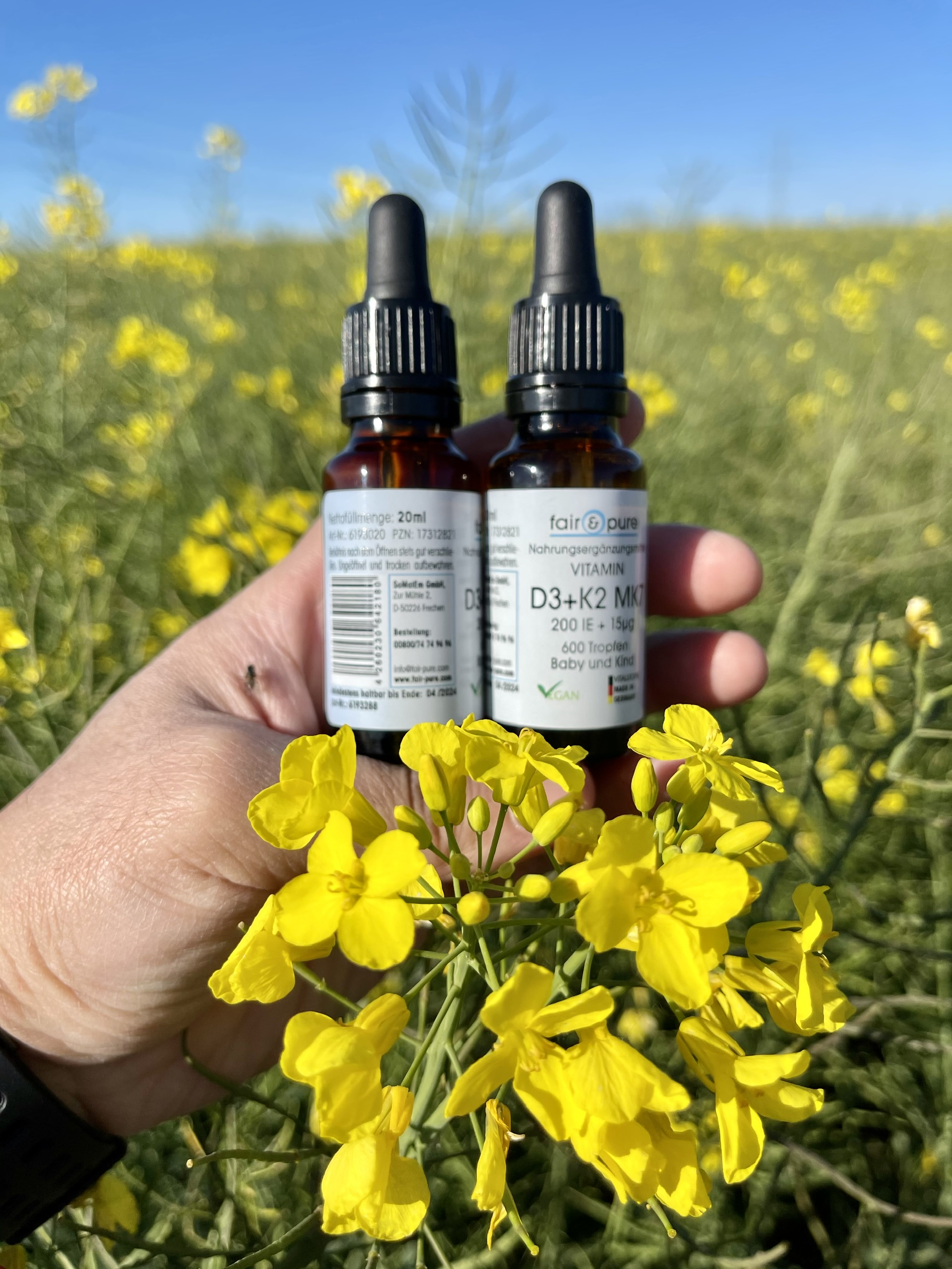 Vitamin D3 K2 MK7 Fair & Pure Đức
