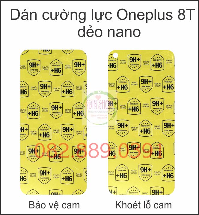 Kính cường lực Oneplus 8T 5G dẻo nano siêu bền