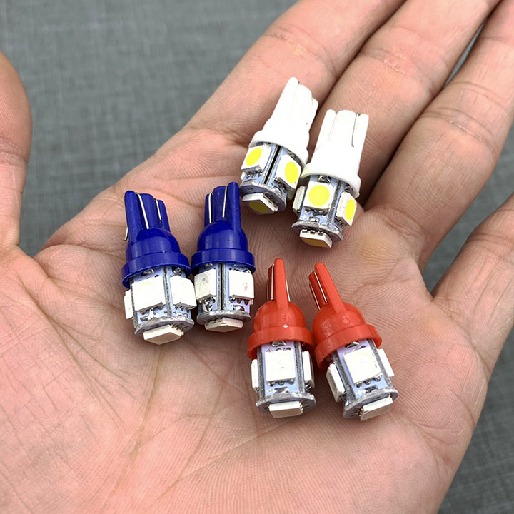 [HCM]Xi Nhan Led 5 Tim Led Chân T10 [ 1 Đôi ]