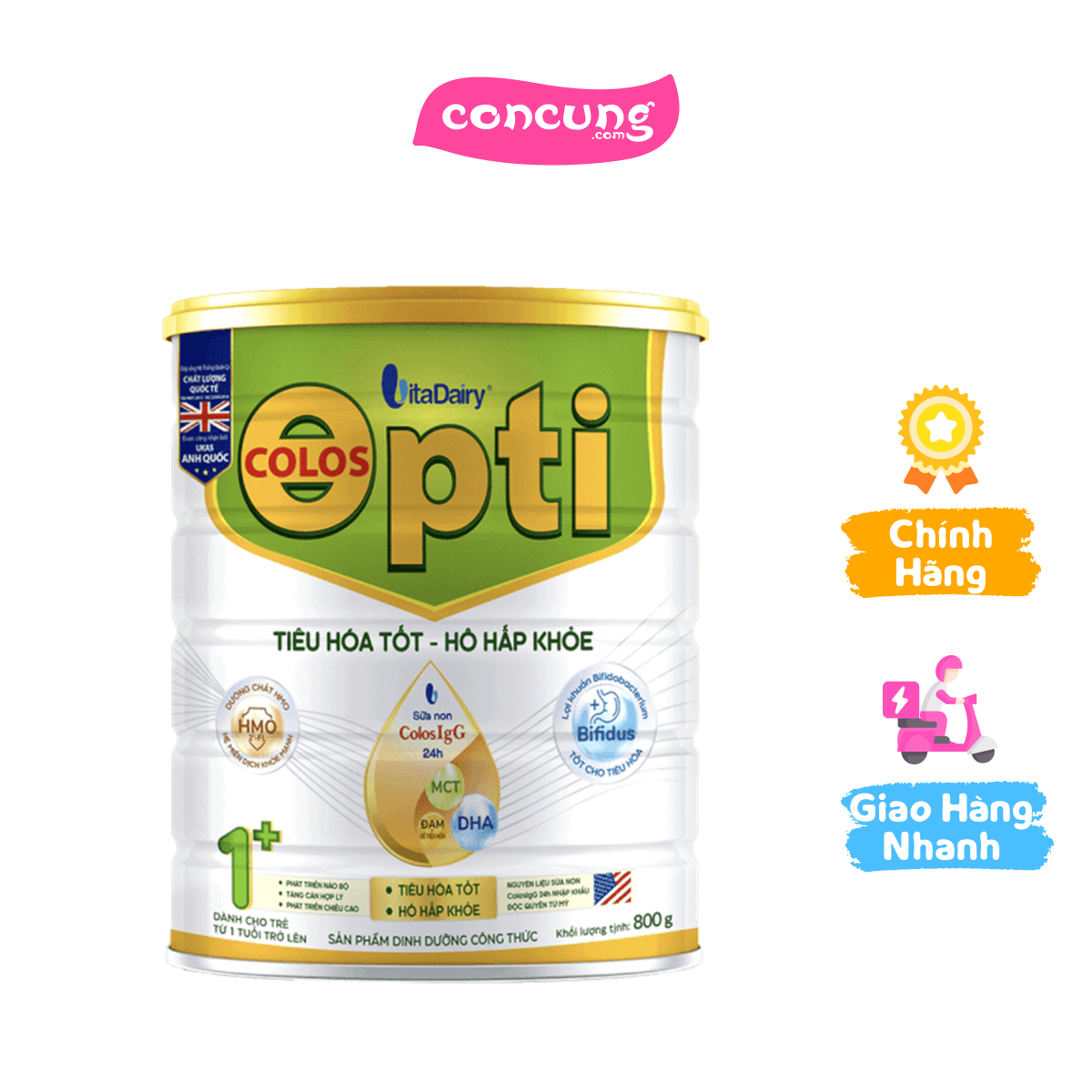 Spdd công thức colos opti 1+ 800g - s