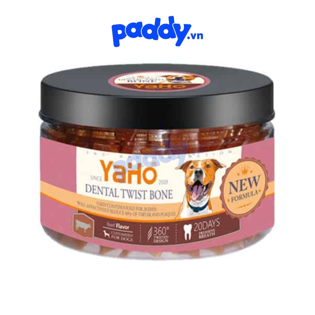 Snack cho chó xương gặm sạch răng yaho hộp 165g