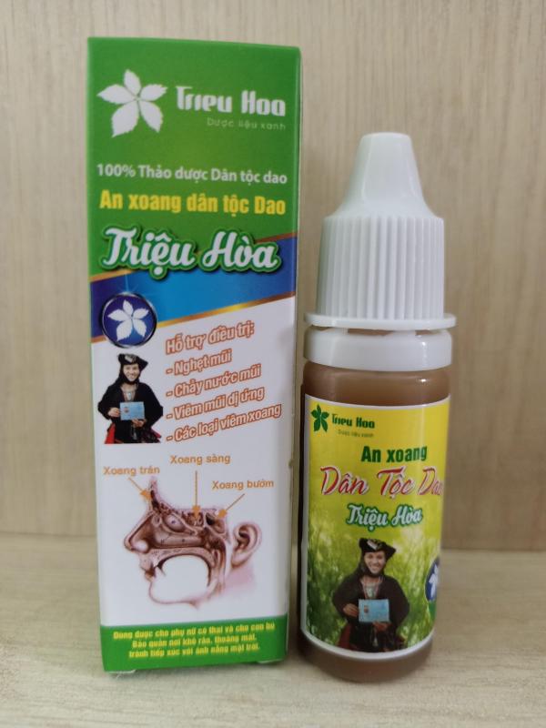 Thảo dược cho viêm xoang viêm mũi An xoang Triệu Hòa