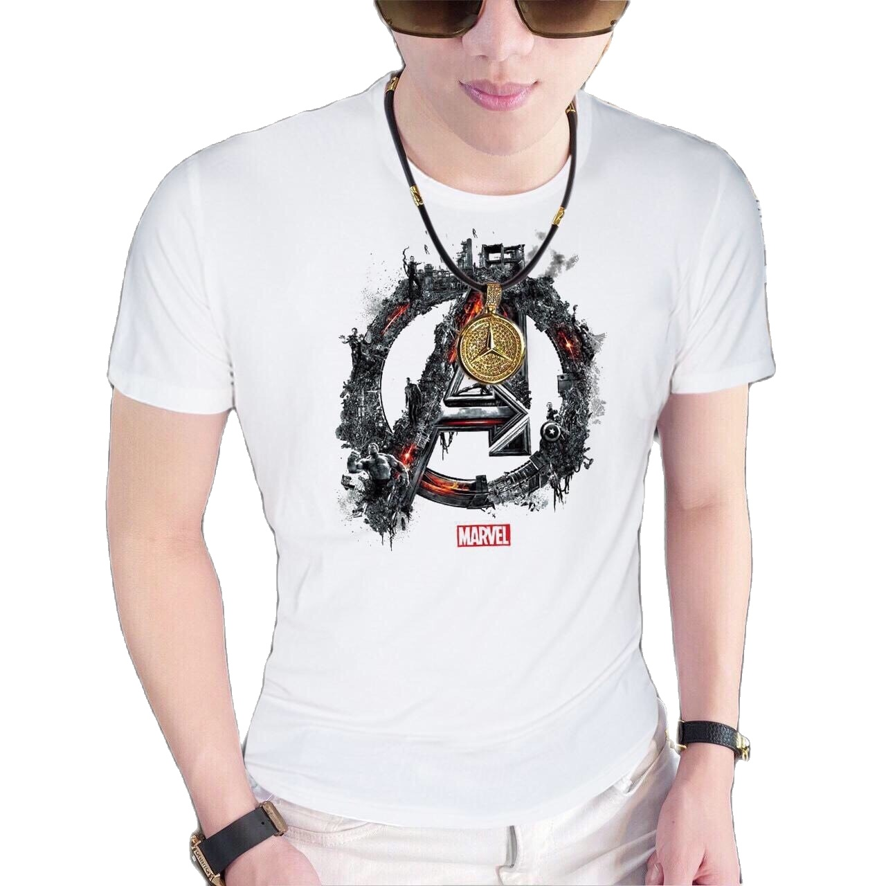 Áo thun nam ngắn tay cổ tròn thời trang binstore94 ms716