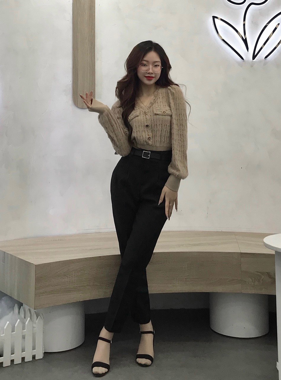Baggy mã 836 kèm đai thắt lưng