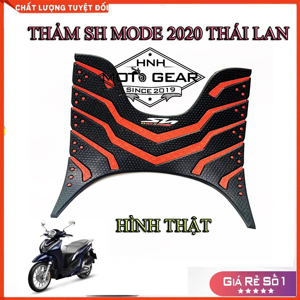 Thảm Để Chân Cao Su SH Mode 2020 Đỏ Thái Lan