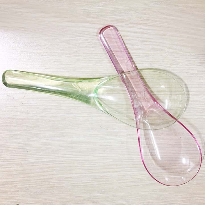 [HCM]Set 2 muỗng cơm bằng nhựa trong