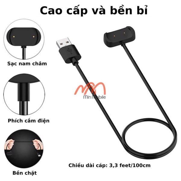 Đế Sạc - Cáp Sạc Amazfit GTS 4 mini