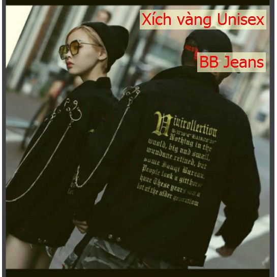 [HCM][Top 6] Áo khoác jean đen form rộng thời thượng hot cho nam nữ áo cặp tại Chiwawa shop