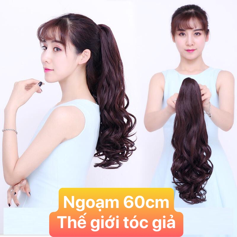 [HCM]NGOẠM TÓC GIẢ DẠNG KẸP GẮP XOĂN